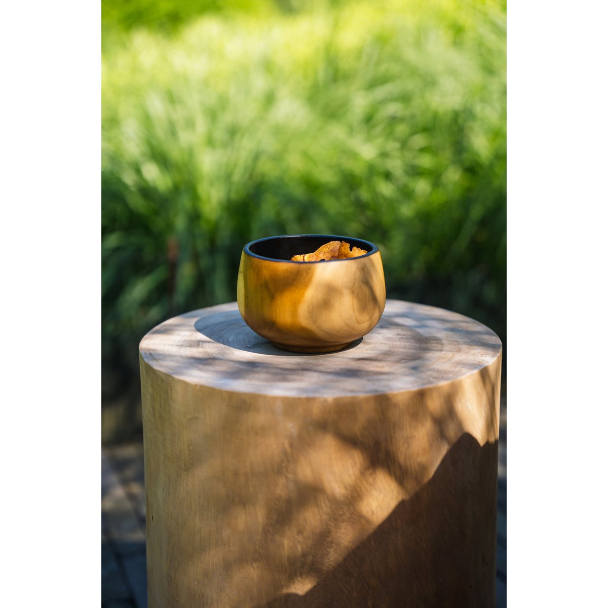 Tabouret en bois de munggour The Tribe – Naturel | Bazar Bizar