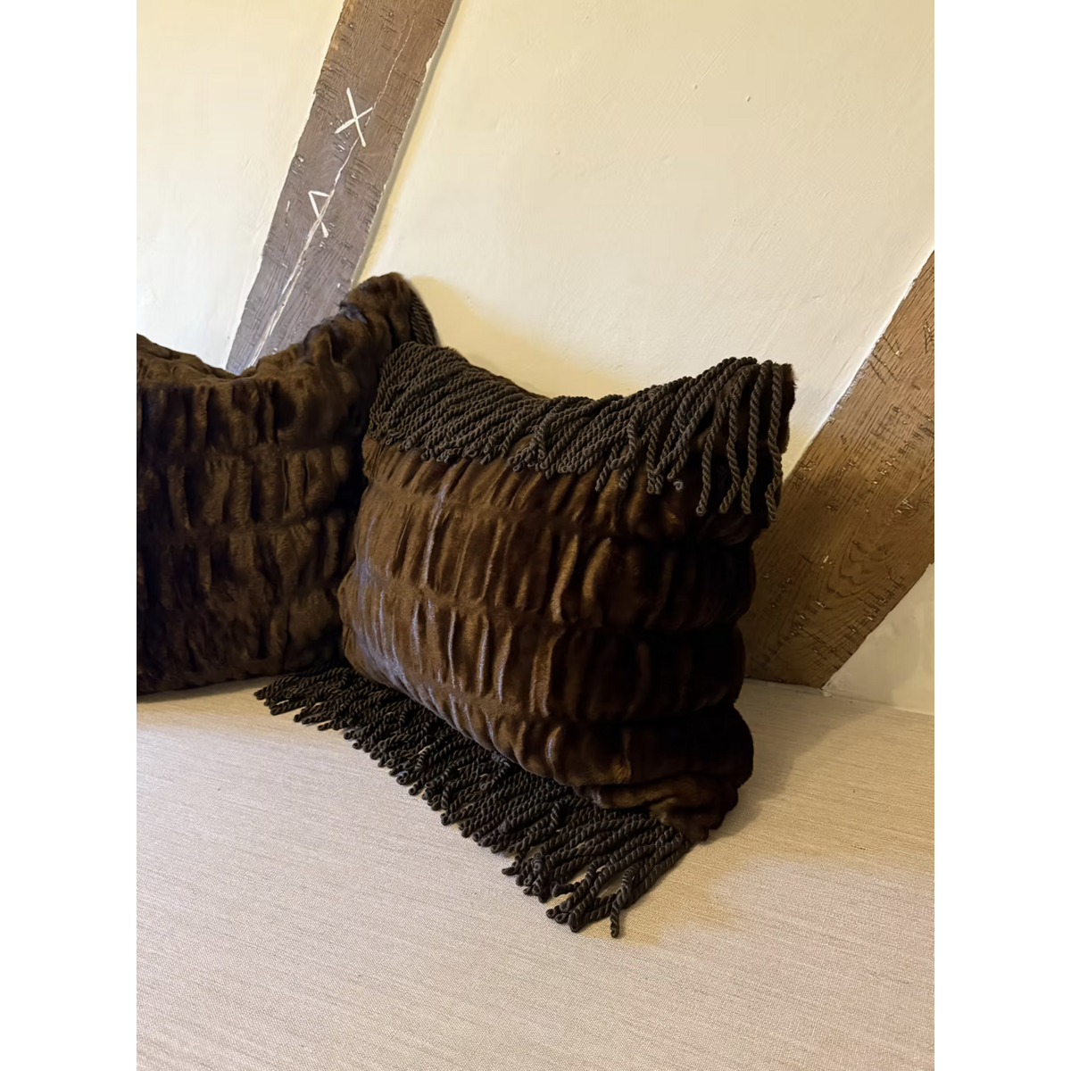 Coussin décoratif fait main Chrissy 50x50