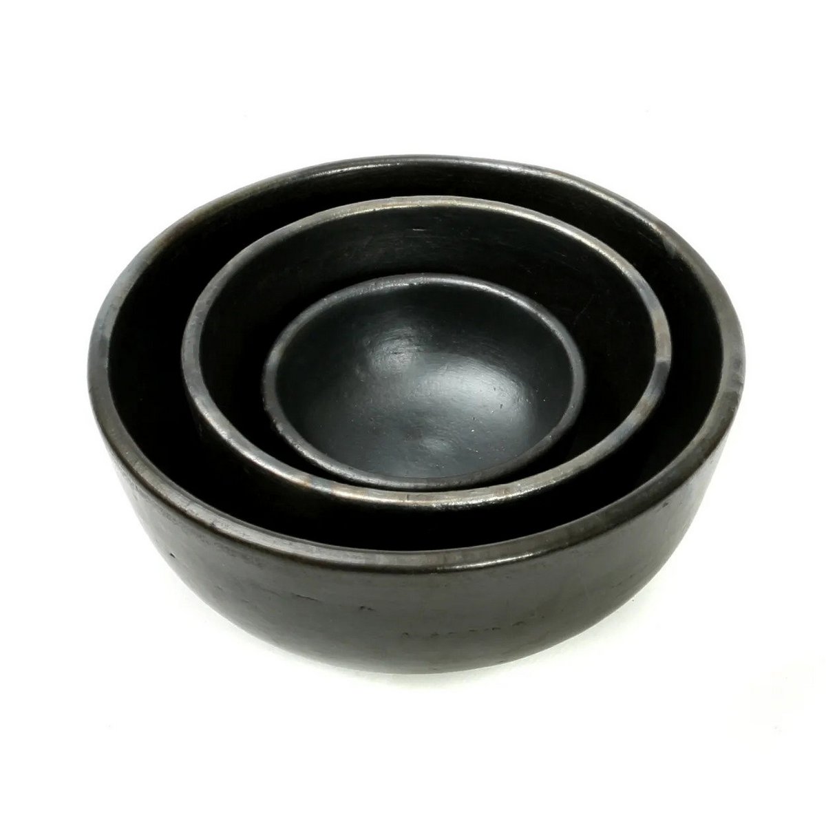 Bol en terre cuite brûlée Burned Bowl – Noir – S | Bazar Bizar