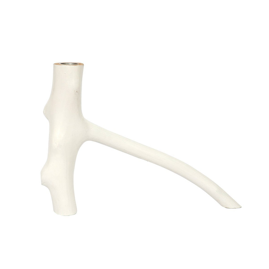 Bougeoir The Triple Twig - Blanc