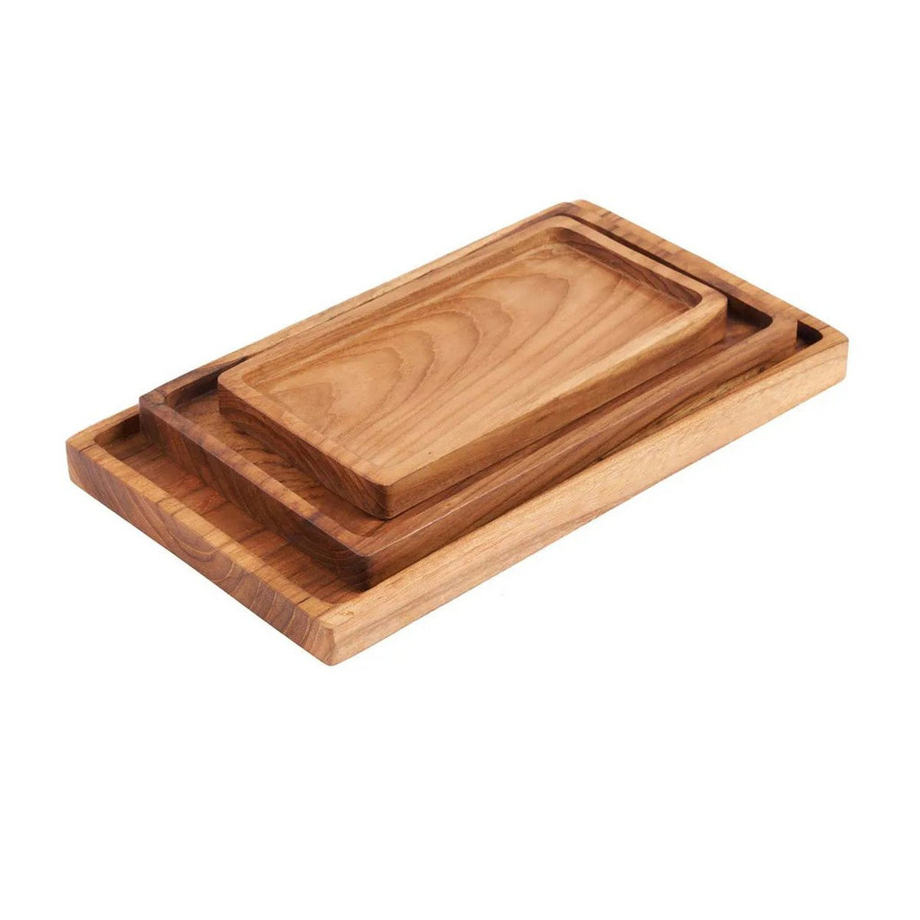 Plateau en bois Gormandize – Naturel – M | Bazar Bizar