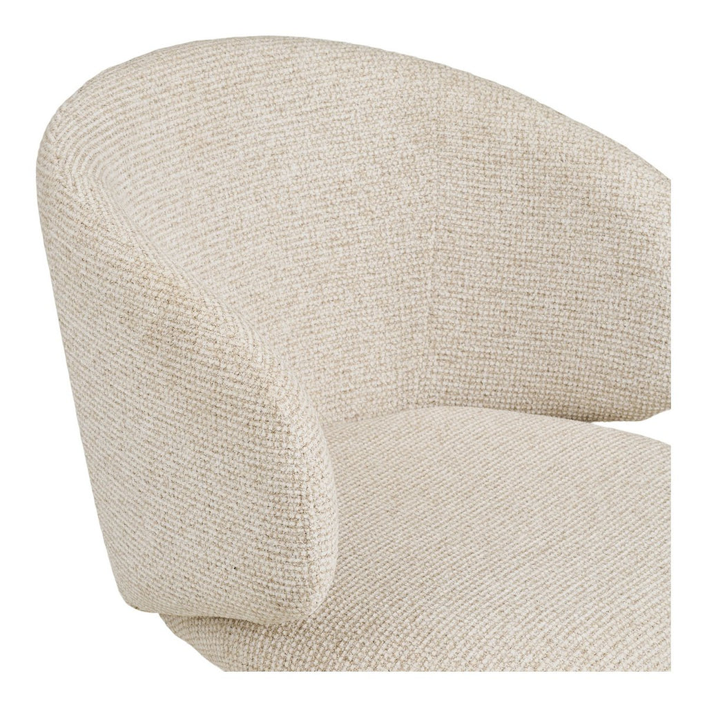 Chaise de salle à manger Fulham pivotante – Sable (lot de 2)