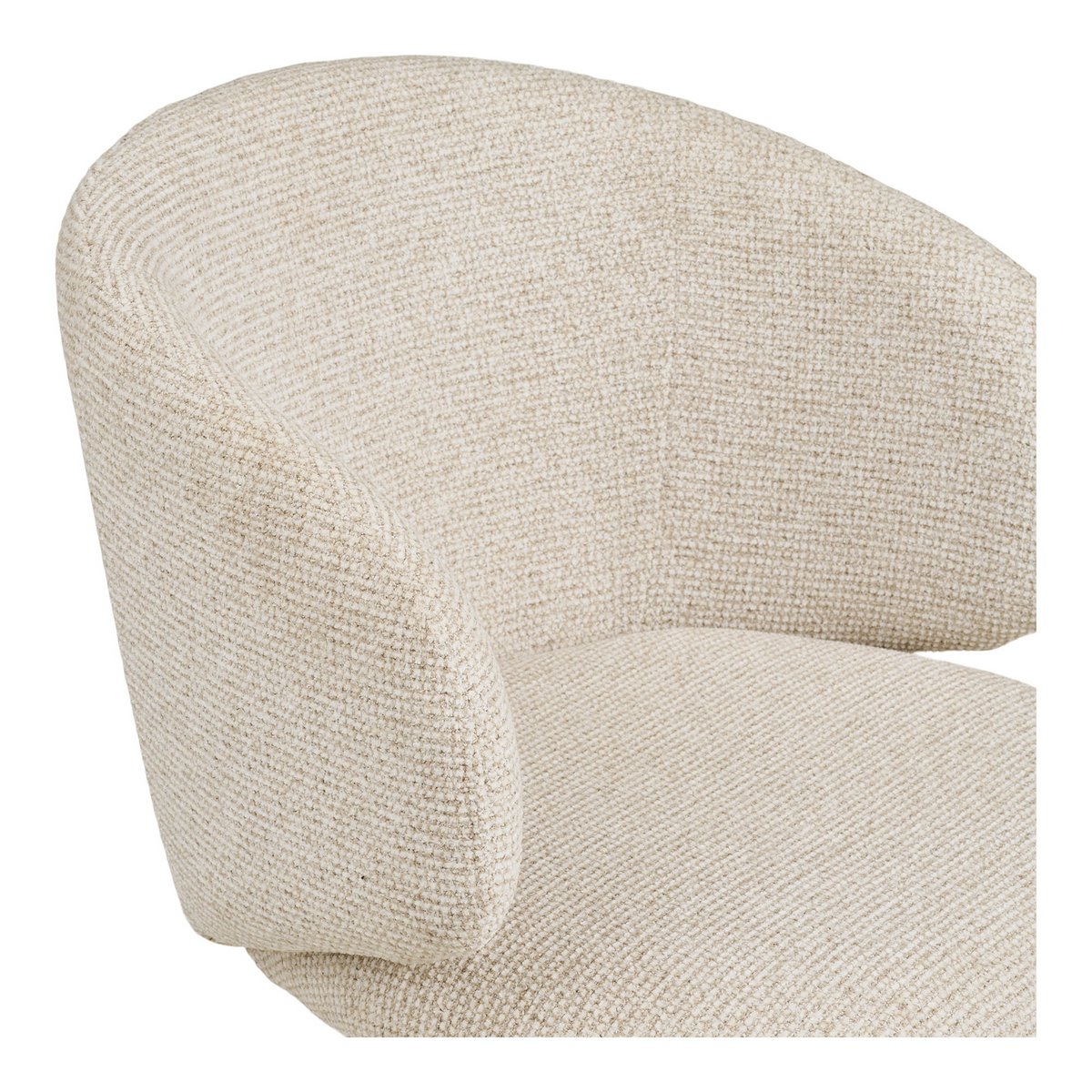 Chaise de salle à manger Fulham pivotante – Sable (lot de 2)
