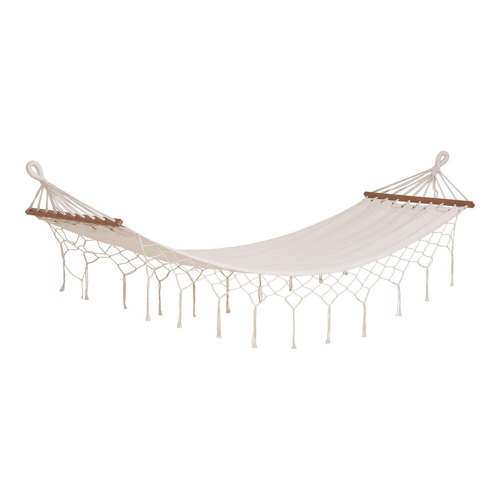 Hamac Edessa – Coton & polyester, blanc cassé