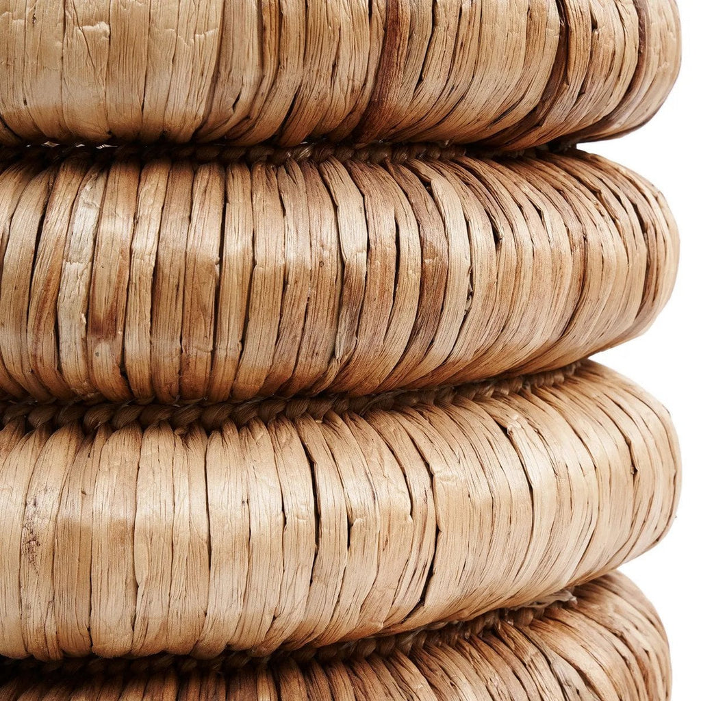 Grand panier en jacinthe d’eau Chunky – Naturel – ×54cm | Bazar Bizar