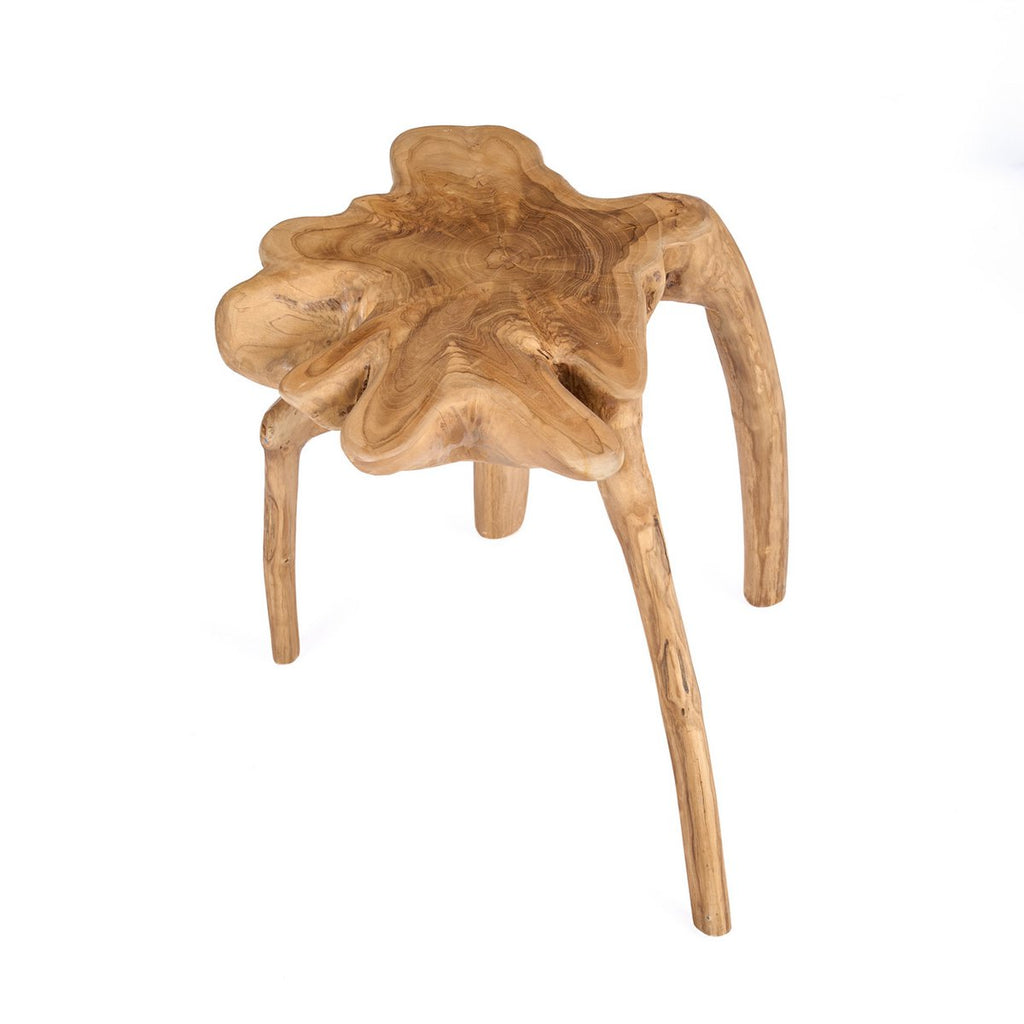 Table d’appoint en racine de teck Rooty – Naturel | Bazar Bizar