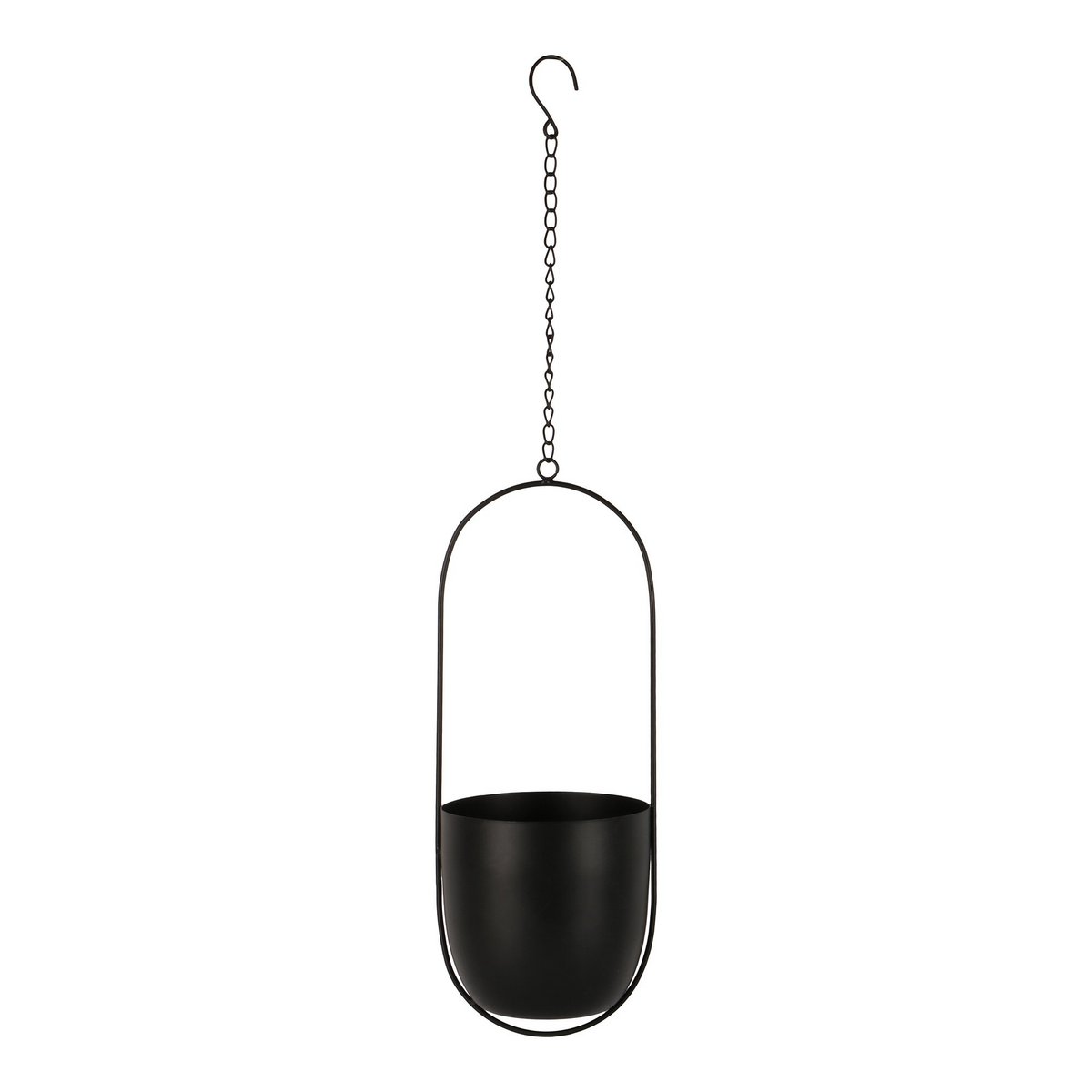 Jardinière suspendue Celle – Métal noir