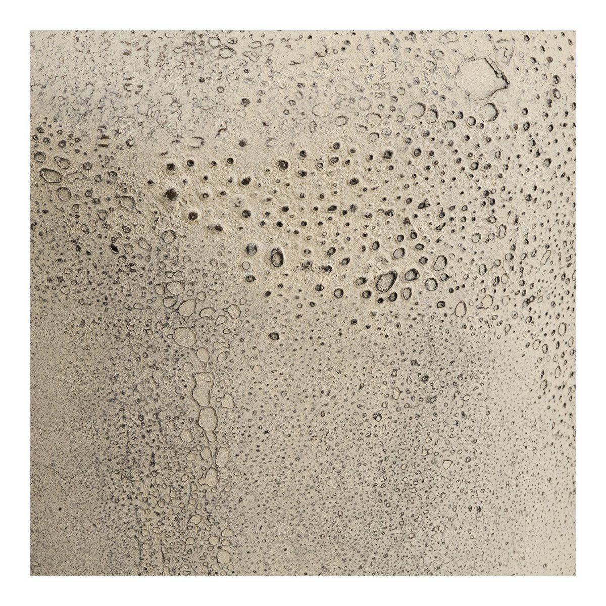 Pot Décoratif Hou - Métal Beige Antique, Ø24x78,5 cm