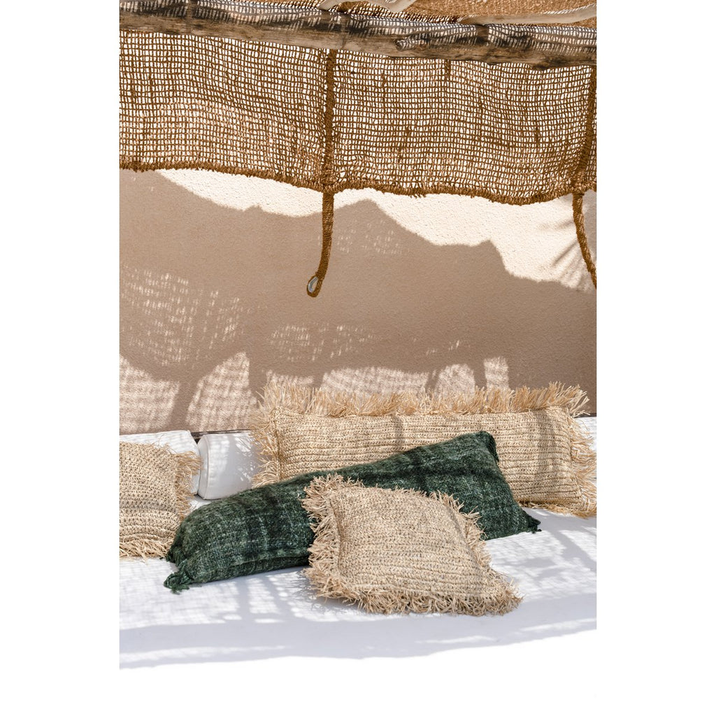 Housse de coussin Oh My Gee vert forêt 35 × 100 cm