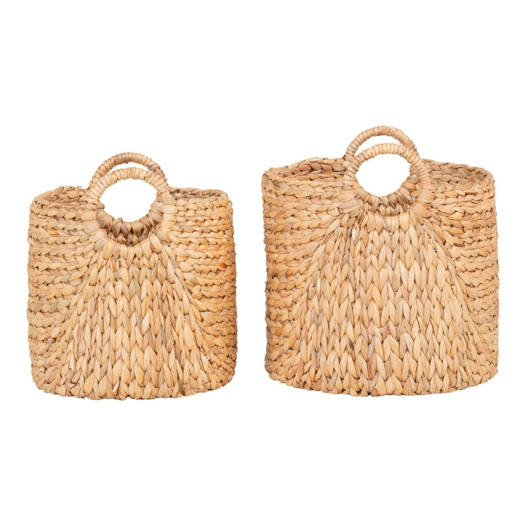 Panier Passo - Naturel, Jacinthe d'Eau, Lot de 2