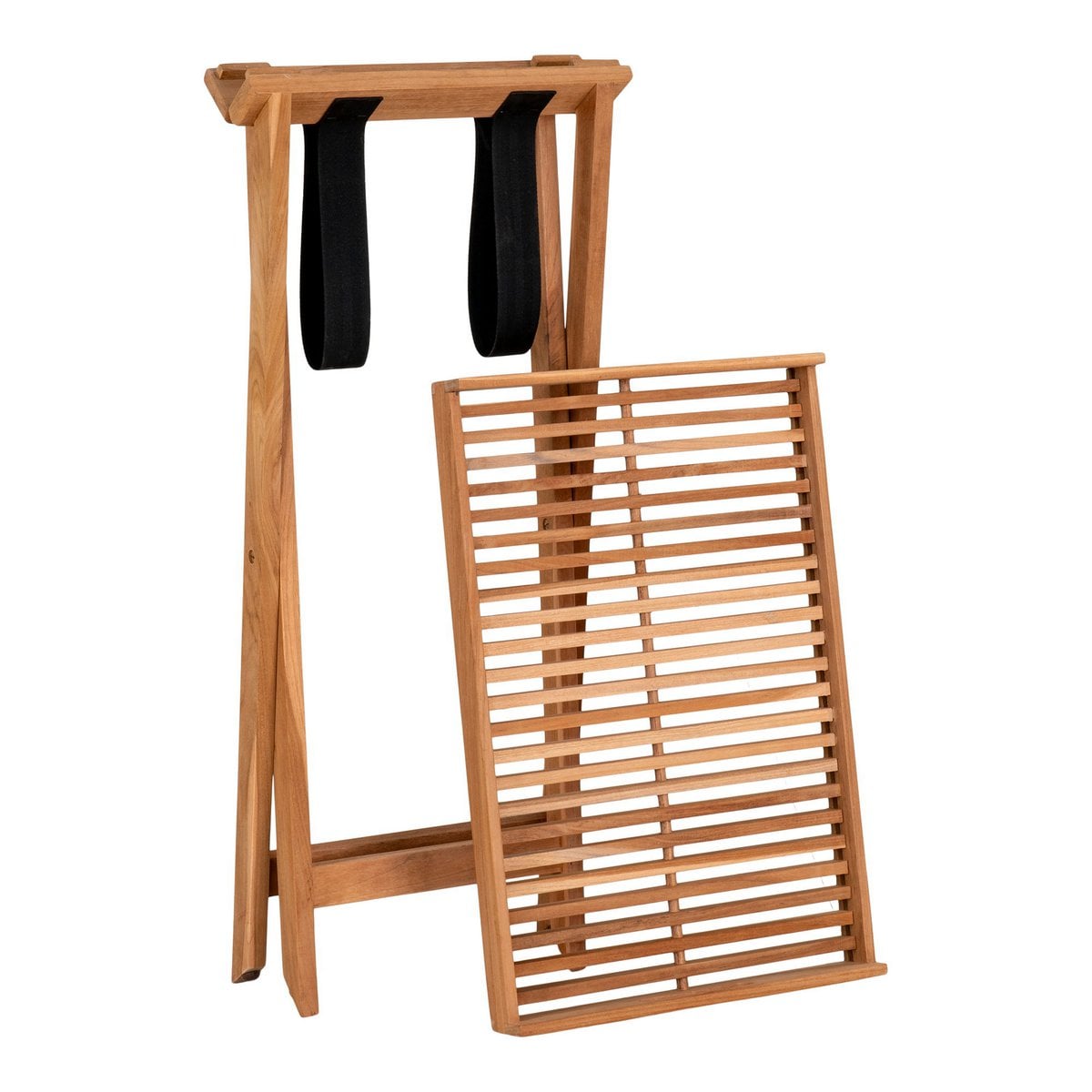 Table-Plateau Ronda - Teck Naturel, 60x40x70 cm