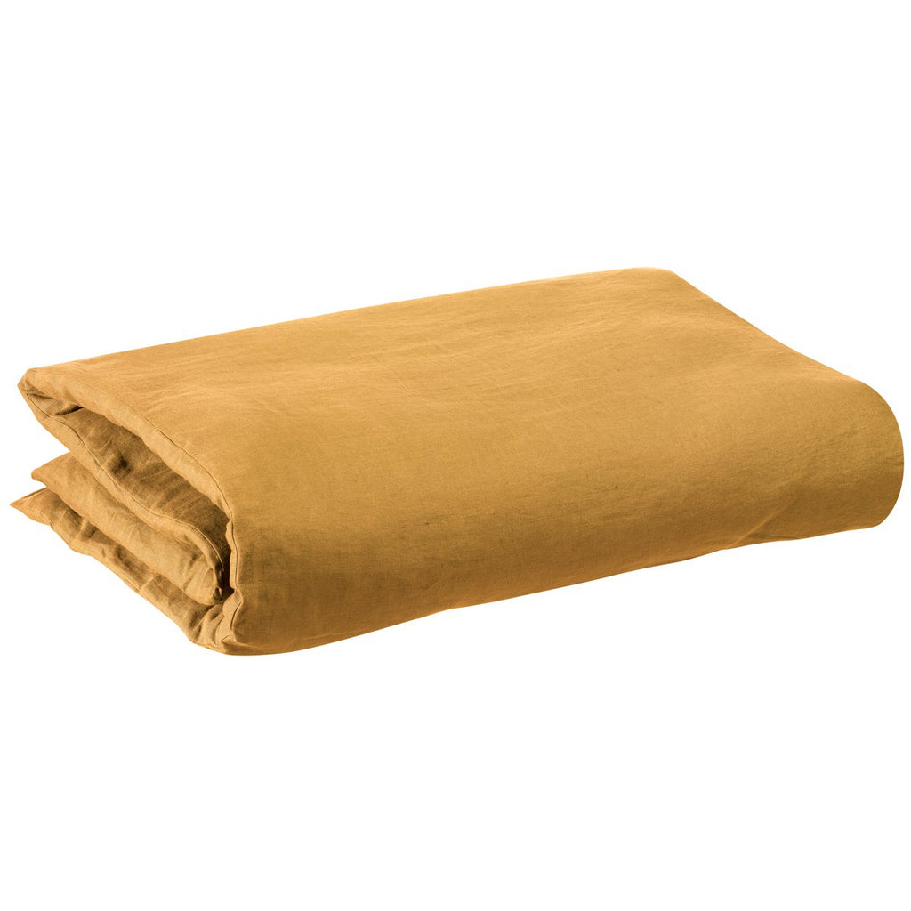 Zeff Ocre Lin stonewashed Housse de couette 240 × 220 cm