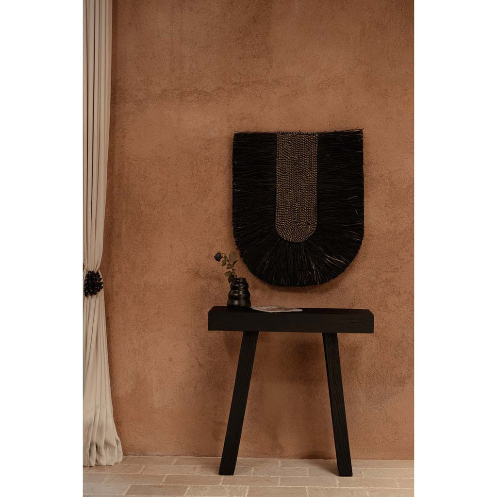 Console en teck massif Stance – Noir | Bazar Bizar