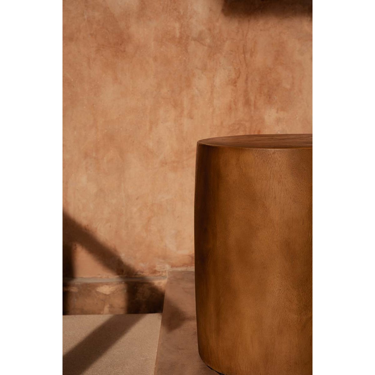 Tabouret en bois de munggour The Tribe – Naturel | Bazar Bizar