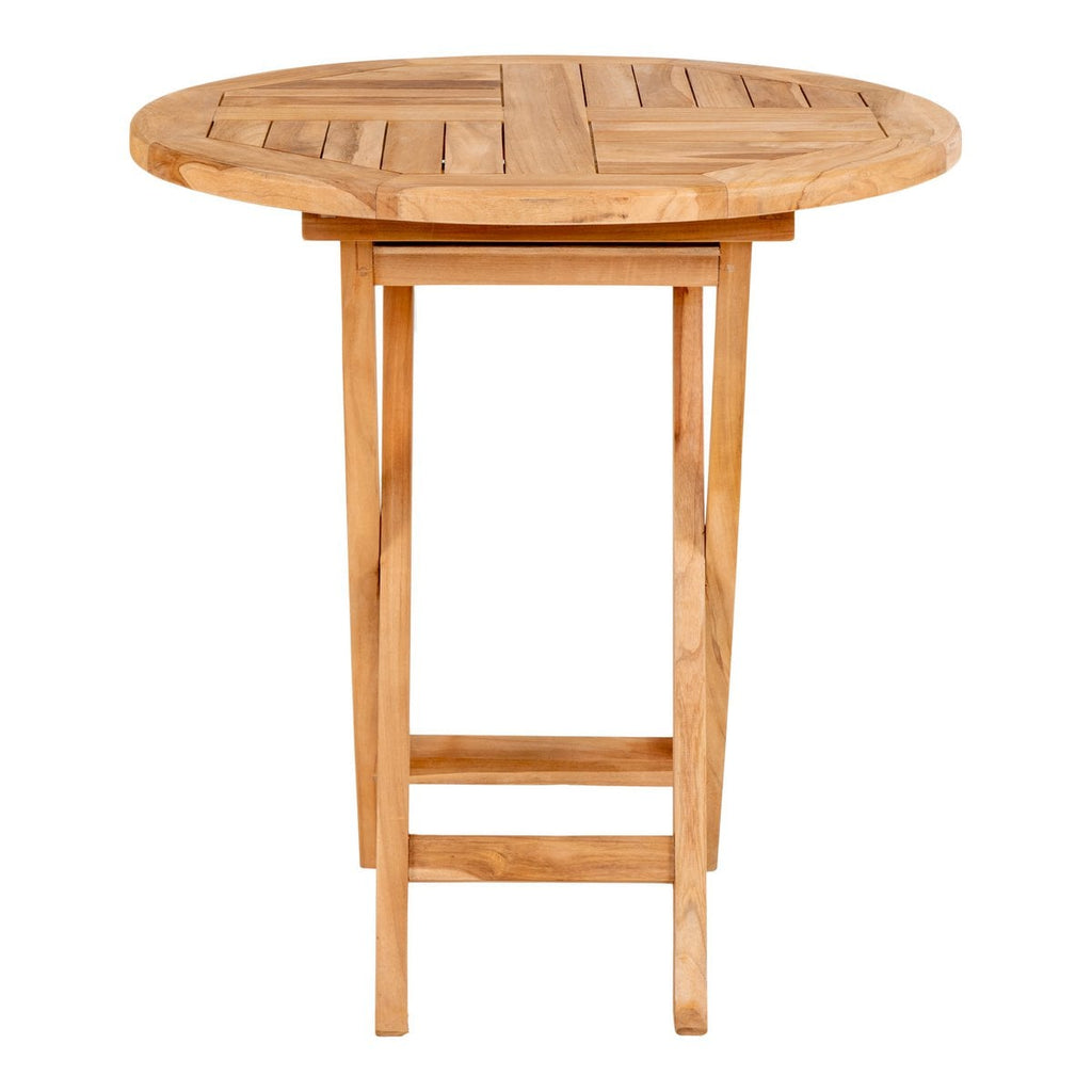 Table d'Appoint Oviedo - Naturel, Teck, Ø70x75 cm
