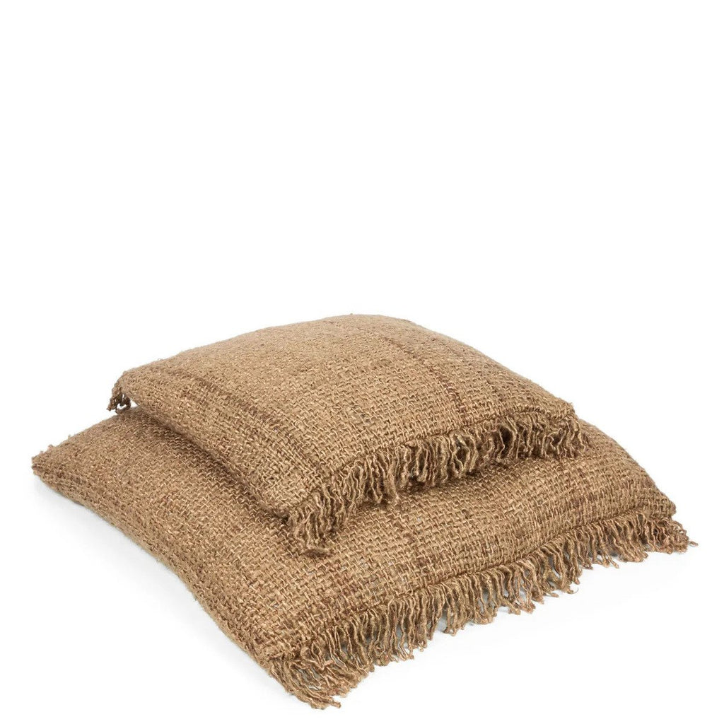 Housse de coussin en coton Oh My Gee – Marron – 60×60cm | Bazar Bizar
