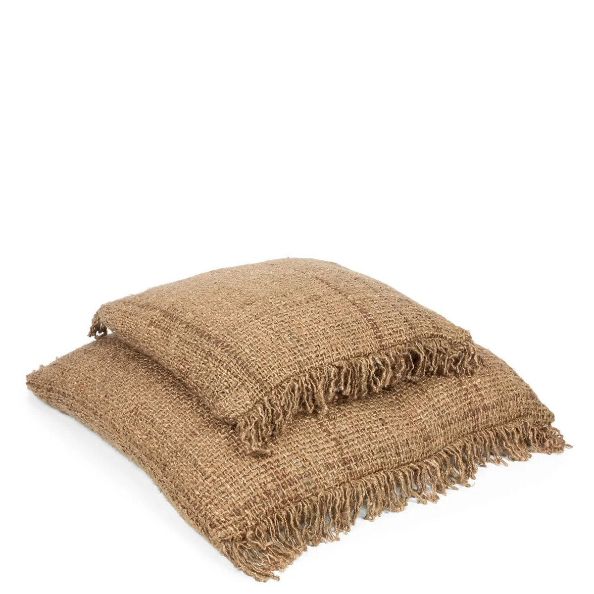 Housse de coussin en coton Oh My Gee – Marron – 60×60cm | Bazar Bizar