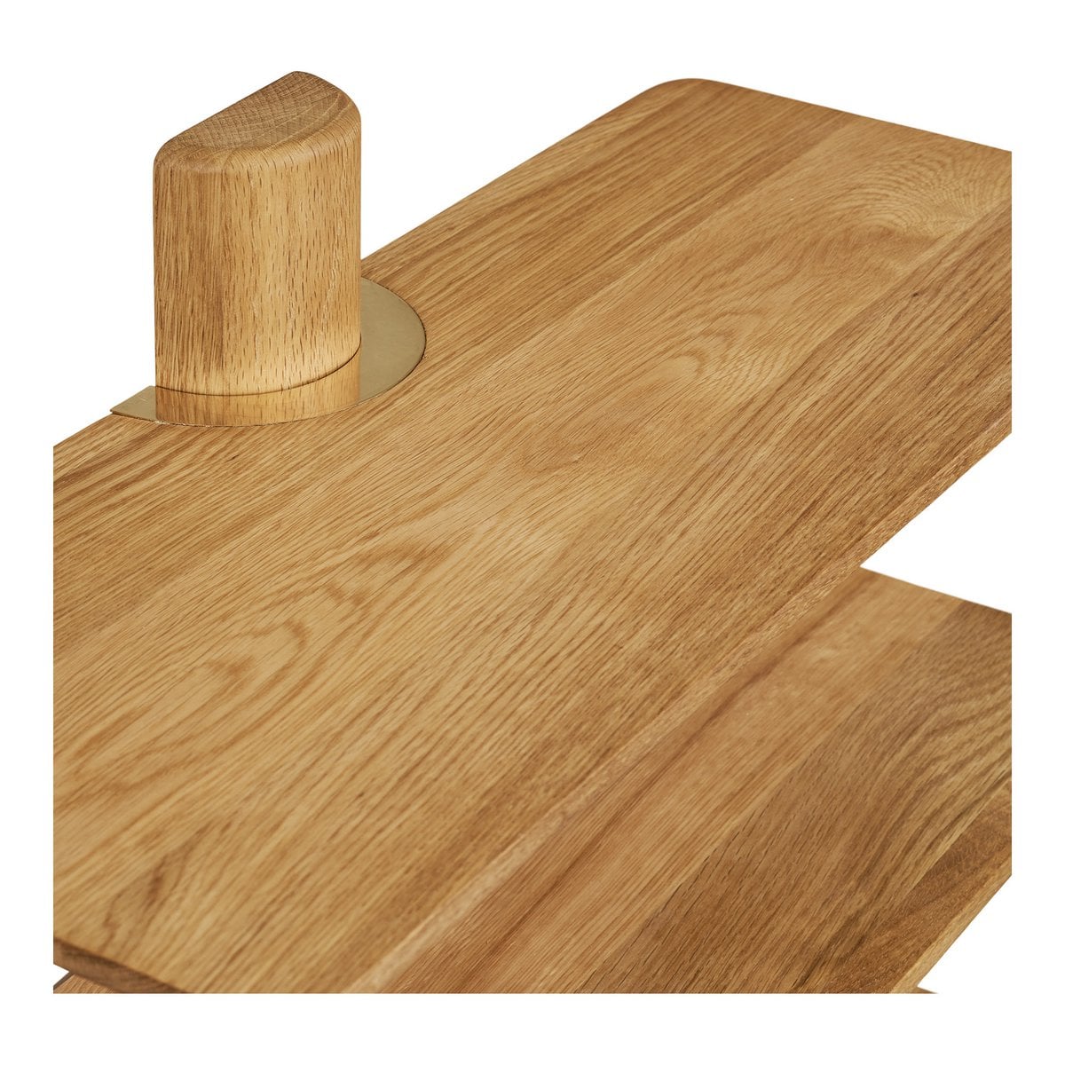 Étagère murale Calcata chêne – 3 niveaux – 55 × 22 × 55,5 cm