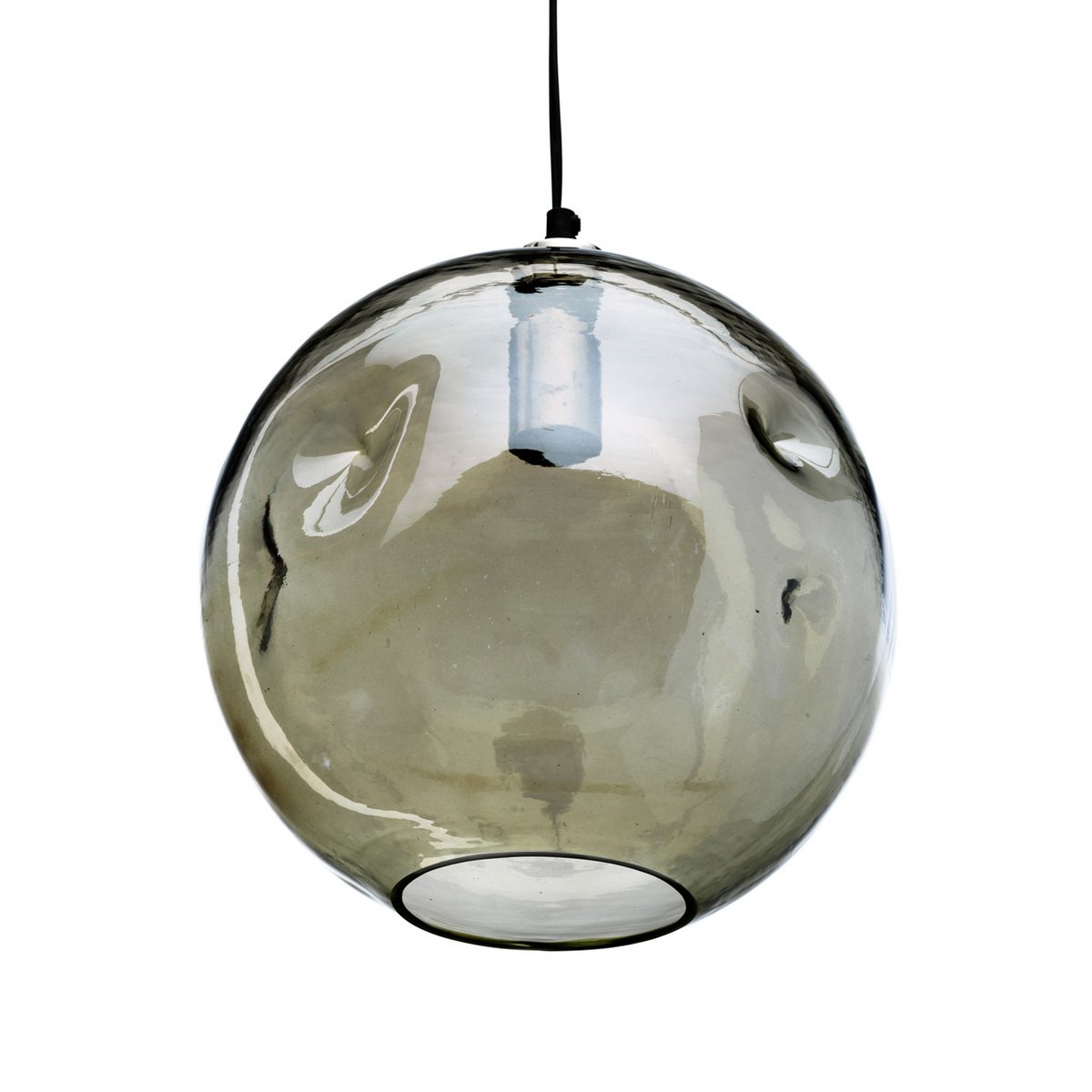 Suspension en verre recyclé Bubbella – Vert Pâle | Bazar Bizar