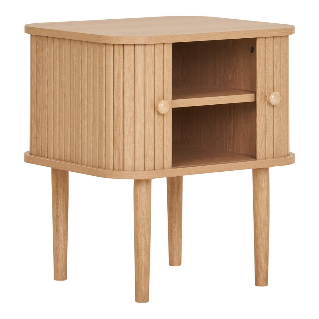 Table d'Appoint Nikko - MDF & Pin Naturel, 45x40x50,5 cm