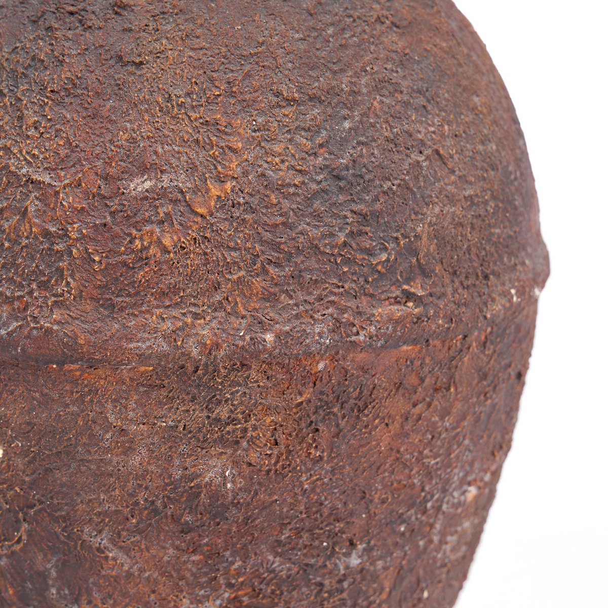 Vase Amphora Rustica bordeaux M en terre cuite – 30 cm