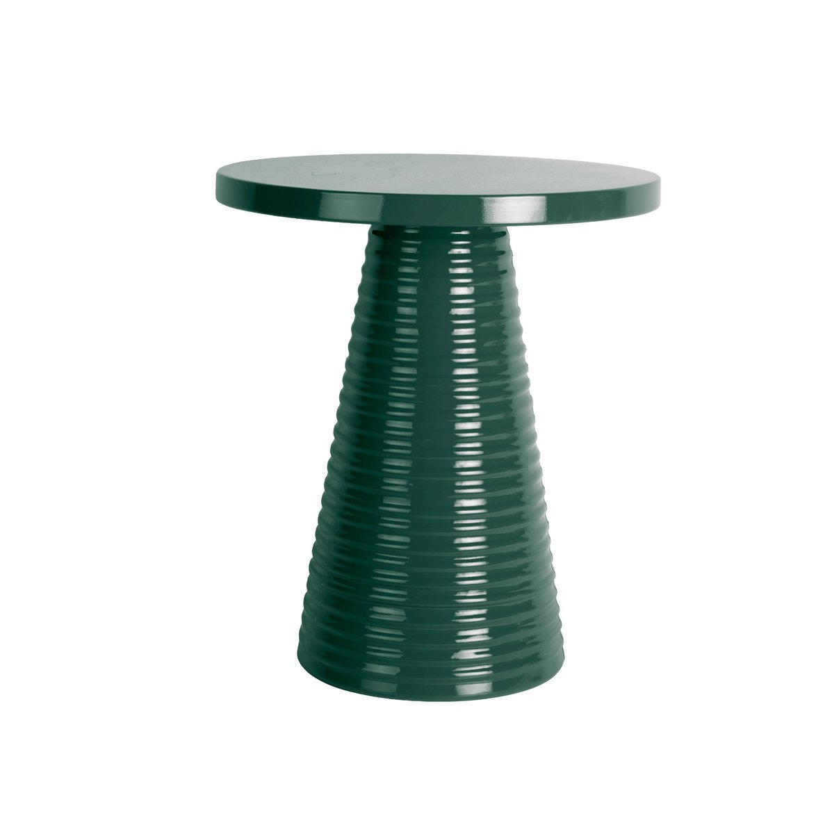 Table d'Appoint Catania Nervurée Bleu Brumeux