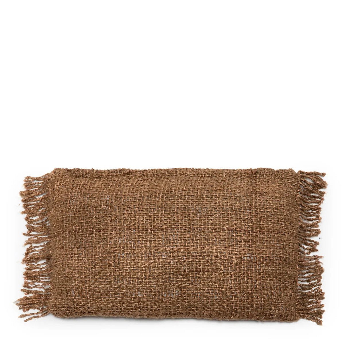 Housse de coussin en coton Oh My Gee – Marron – 30×50cm | Bazar Bizar