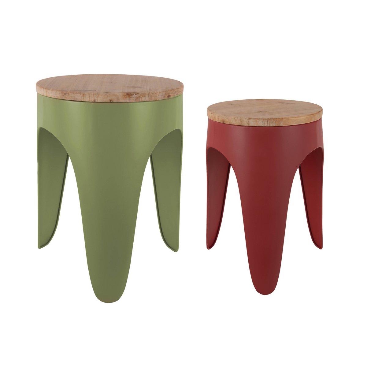 Ensemble de tabourets Double Funky