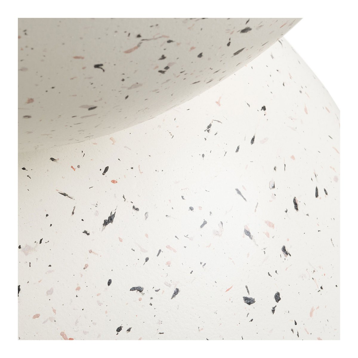 Table d'Appoint Bonita - Fiberclay Aspect Terrazzo, Ø40x45 cm