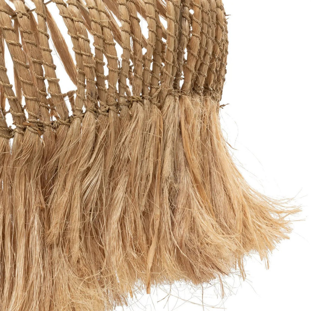 Suspension en herbe abaca Hippie Tipi – Naturel – L | Bazar Bizar
