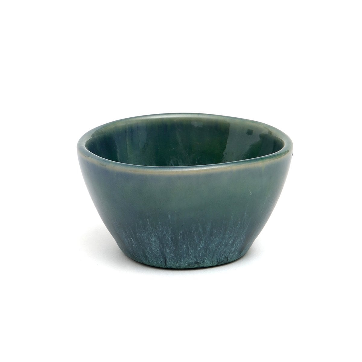 Bol à sauce Aqua bleu en grès 6,5 cm