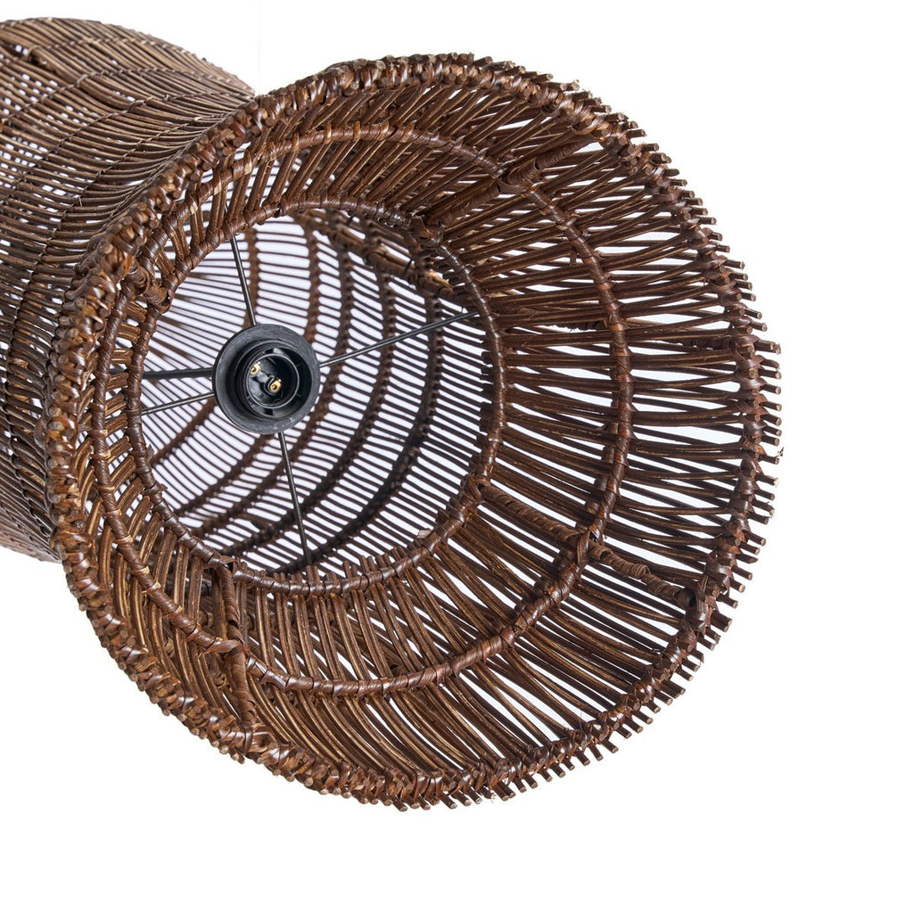 Suspension en bambou Oasis Tower – Noyer Foncé – XL | Bazar Bizar