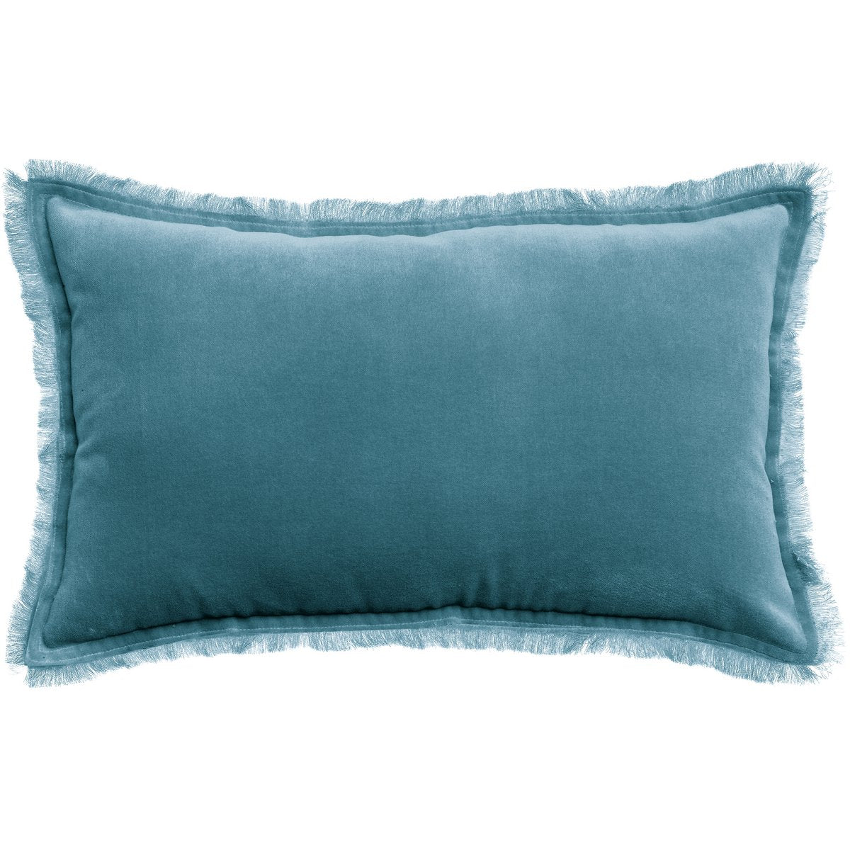 Coussin uni Fara Acier 30 x 50