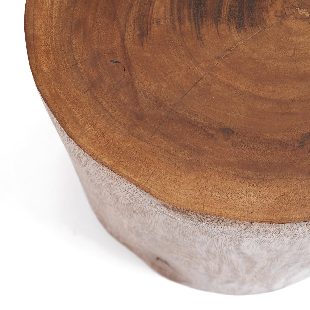Tabouret en bois de munggour The Tribe – Naturel | Bazar Bizar