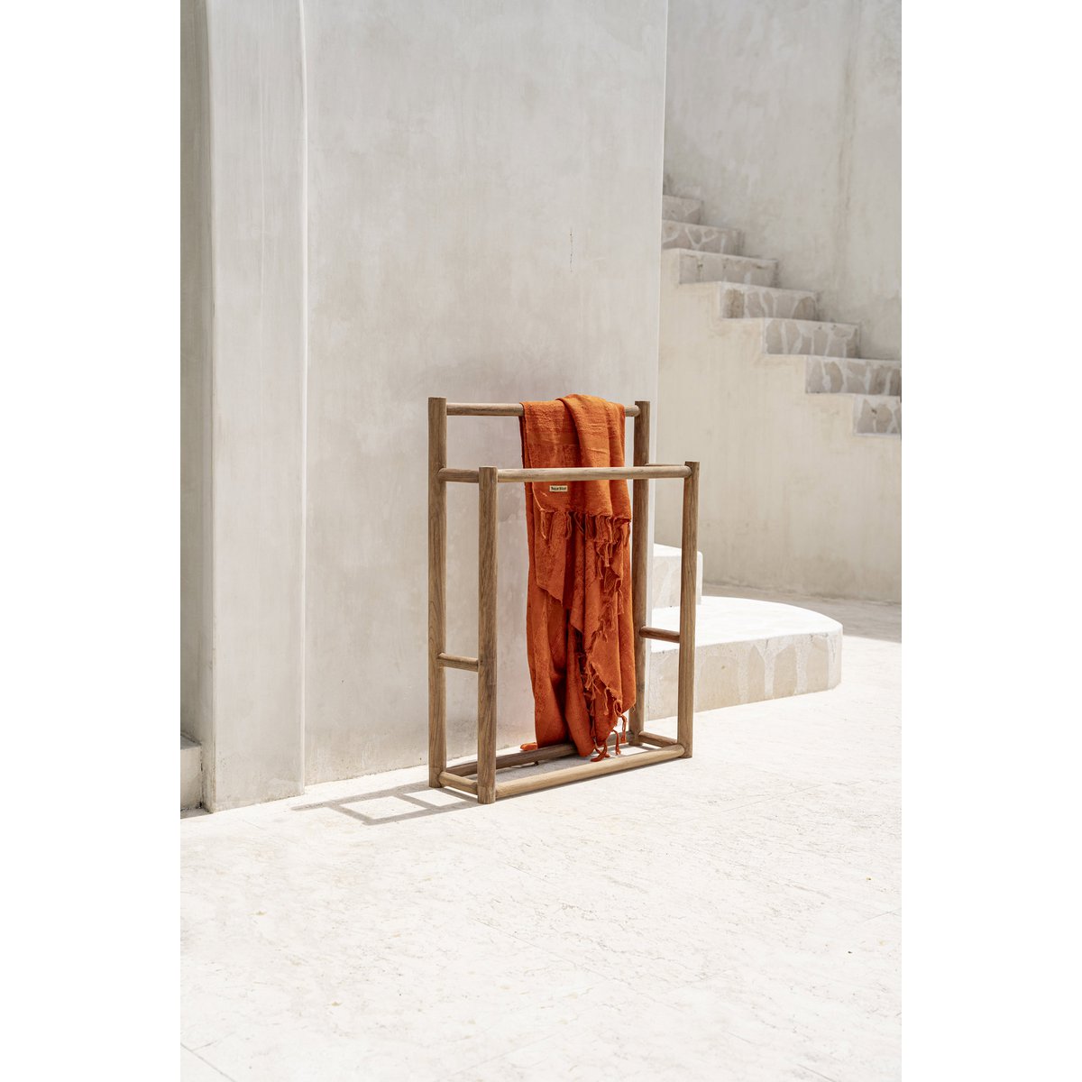 Porte-Serviettes Rustique en Teck