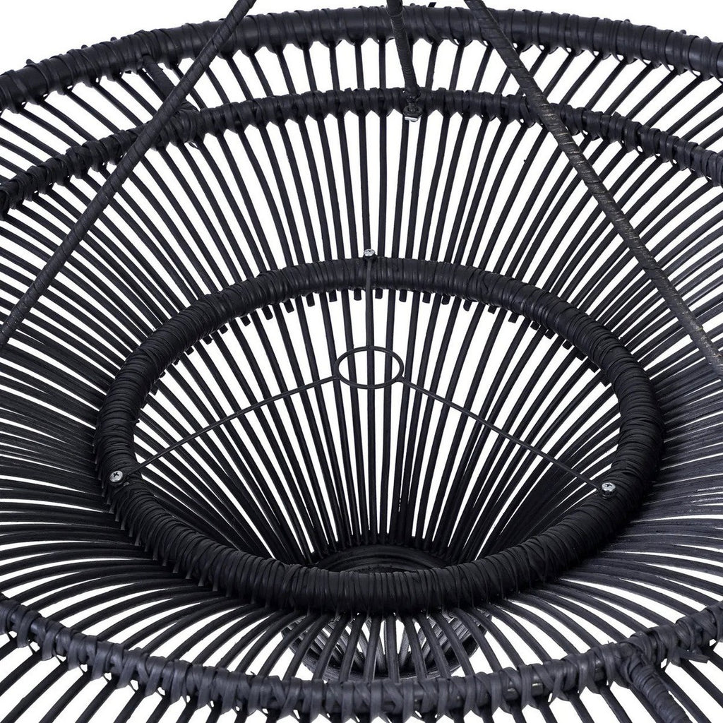 Suspension en rotin Le Ciel – Noir – XL | Bazar Bizar
