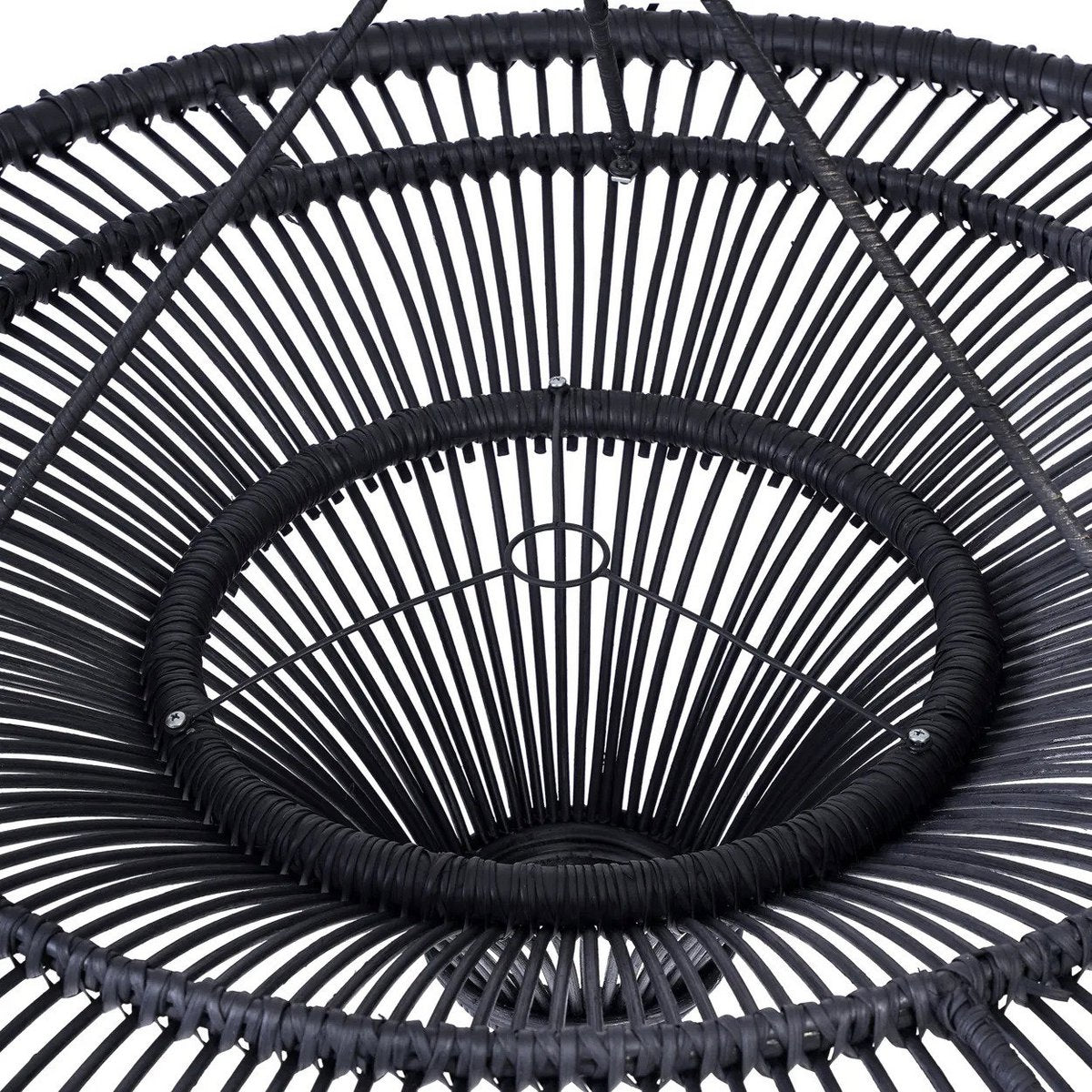 Suspension en rotin Le Ciel – Noir – XL | Bazar Bizar