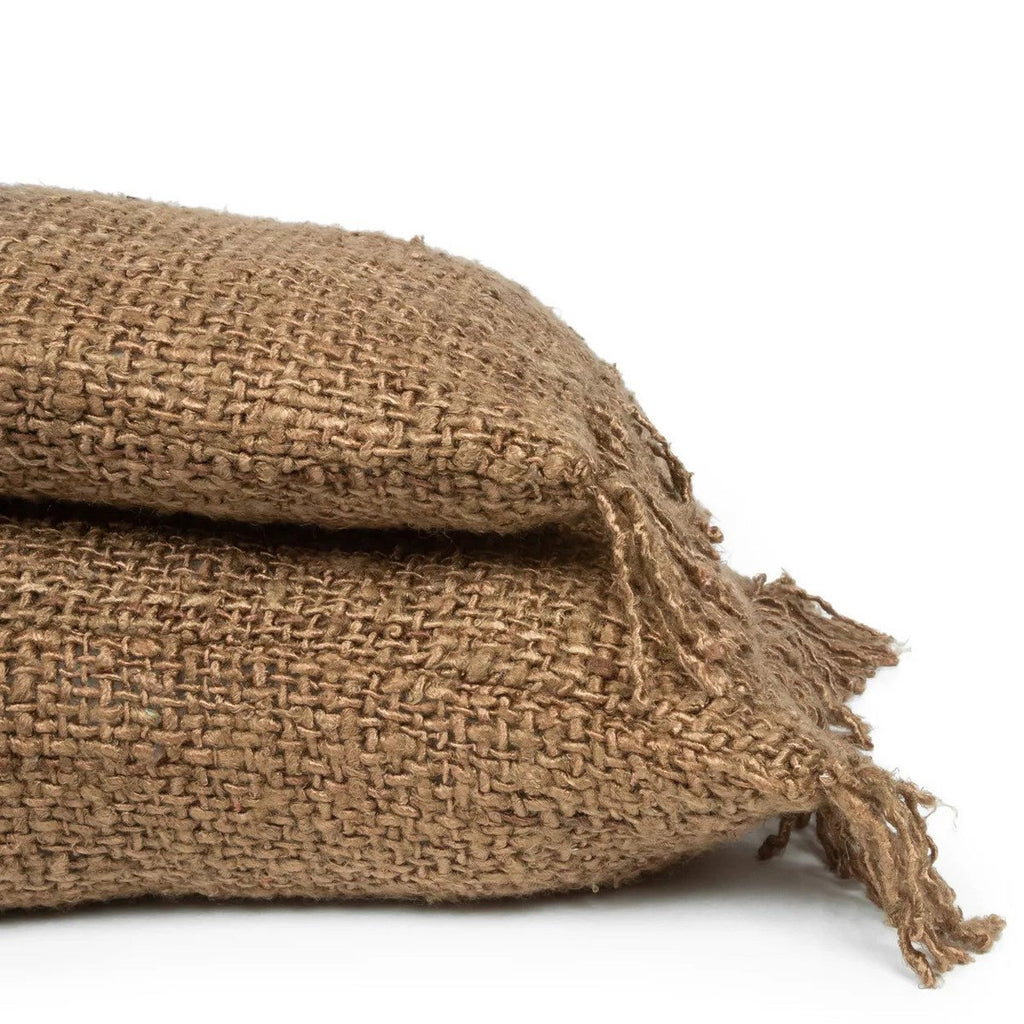 Housse de coussin traversin en coton Oh My Gee – Marron – 35×100cm | Bazar Bizar
