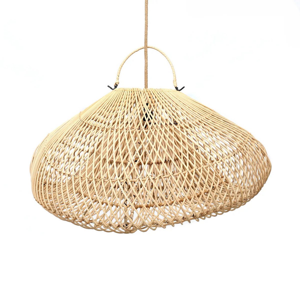 Suspension en rotin The Cloud – Naturel – M | Bazar Bizar