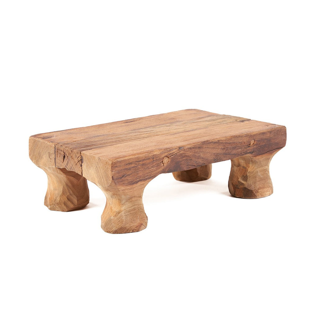 Plateau en bois de teck Delish – Naturel – 30×20cm | Bazar Bizar