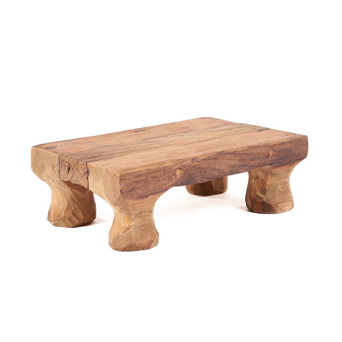 Plateau en bois de teck Delish – Naturel – 30×20cm | Bazar Bizar