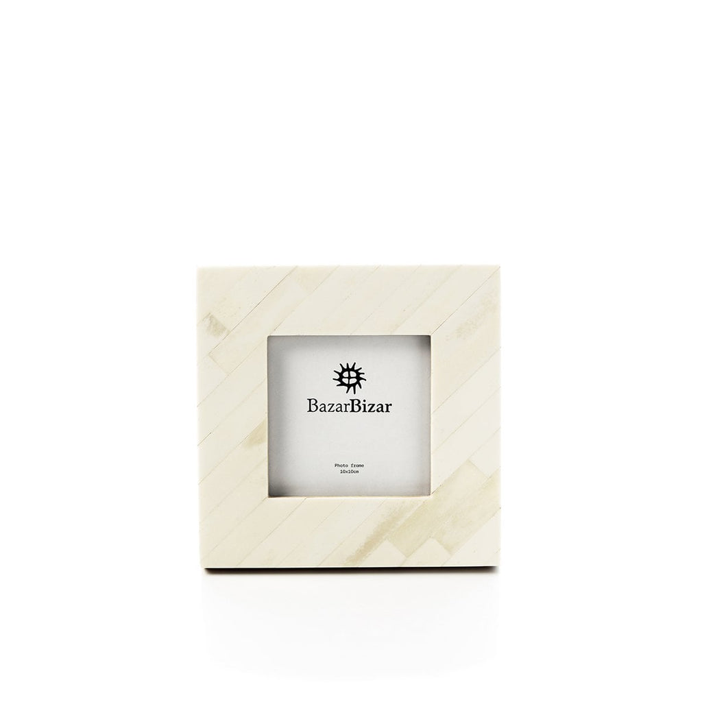 Le Cadre Nomad Ivoire - Blanc Crème - 10x10