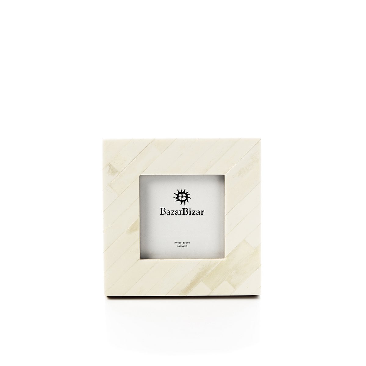 Le Cadre Nomad Ivoire - Blanc Crème - 10x10