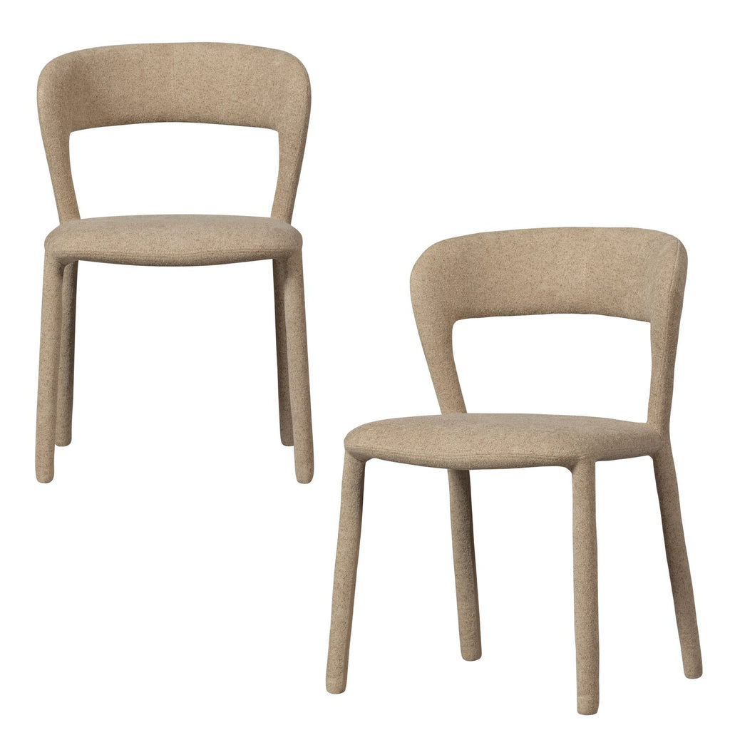 NOBLE CHAISE DE SALLE A MANGER SABLE