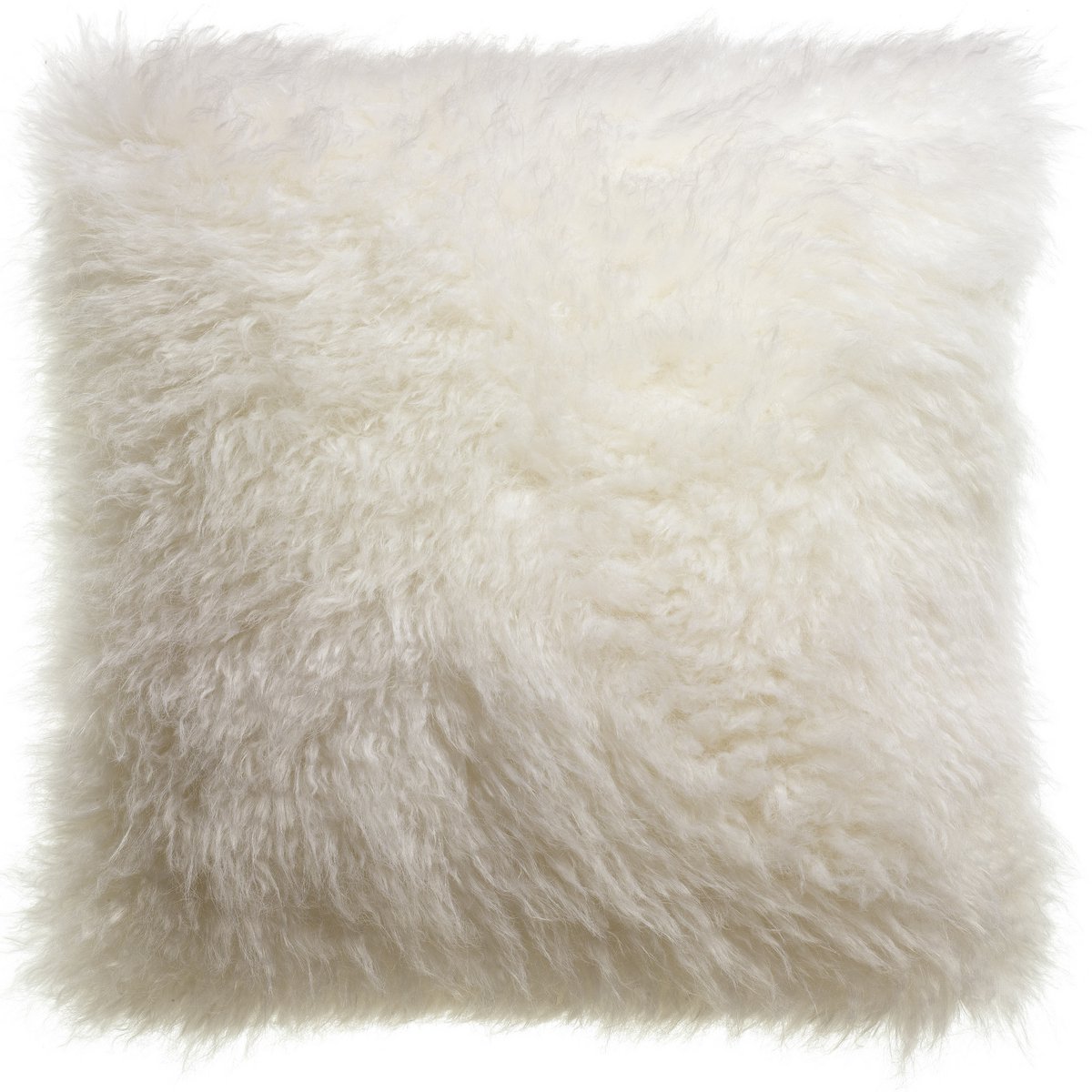 Coussin Betani Neige carré 45 × 45 cm