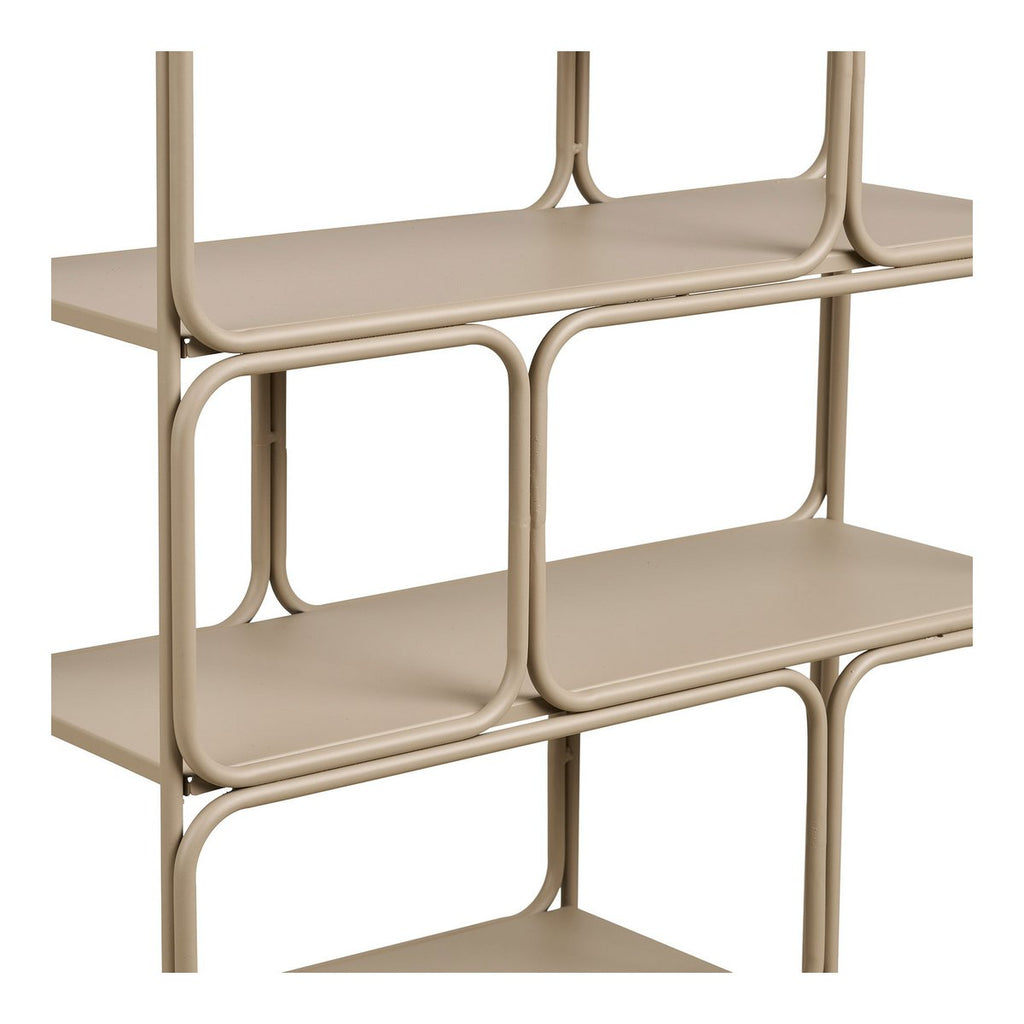 Lanciano Étagère murale, métal, beige, 48x18x64 cm