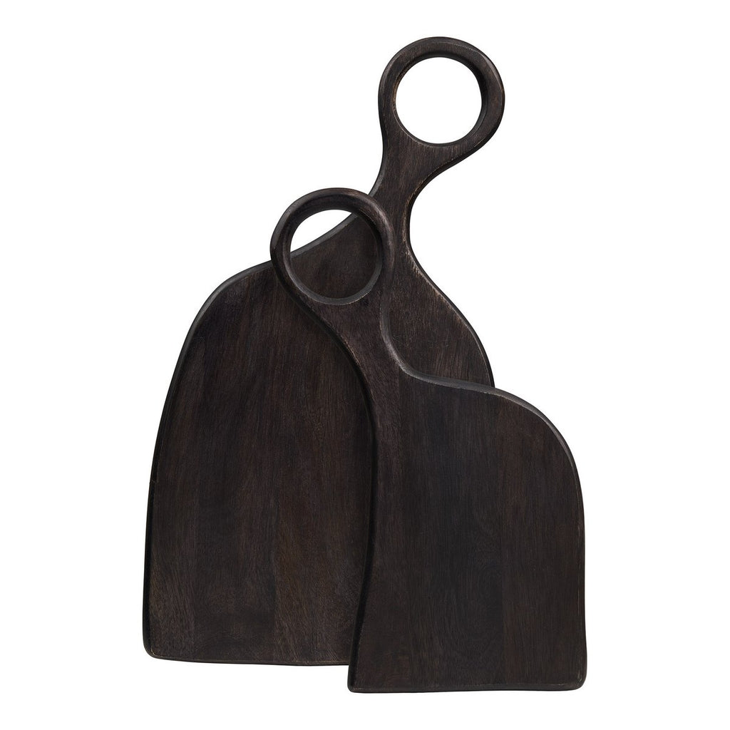 Planches à découper Palani en bois de manguier marron, lot de 2