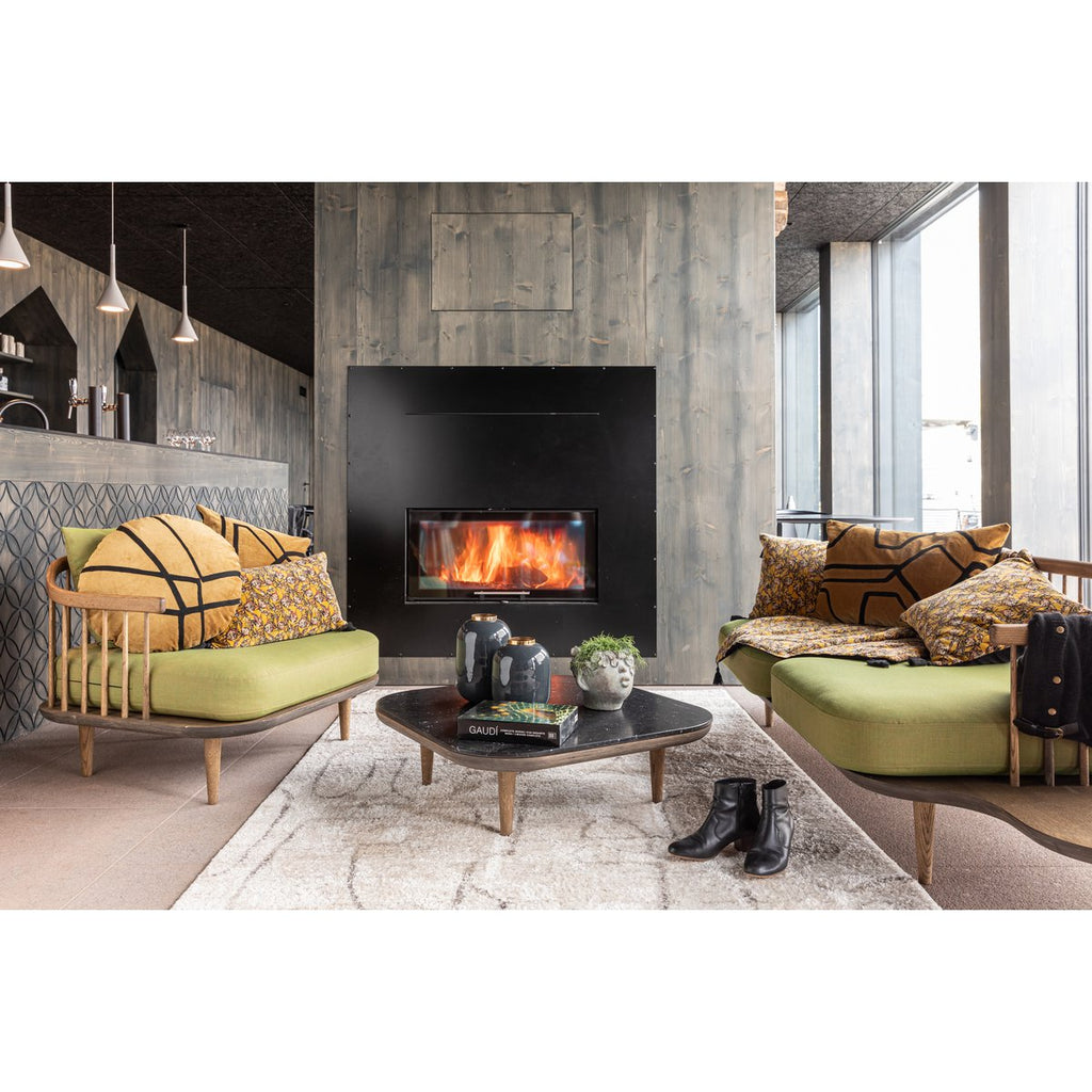 Coussin Fara brodé Bronze Diamètre 50