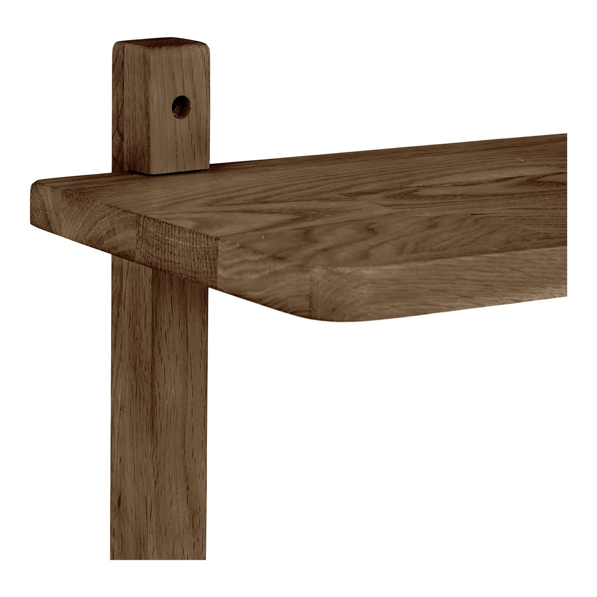 Étagère murale Townsville chêne marron foncé – 50 × 20 × 75 cm