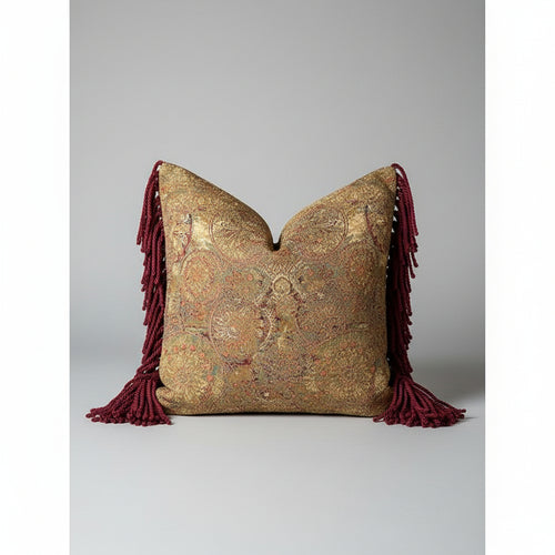 Coussin décoratif fait main Abby 50x50